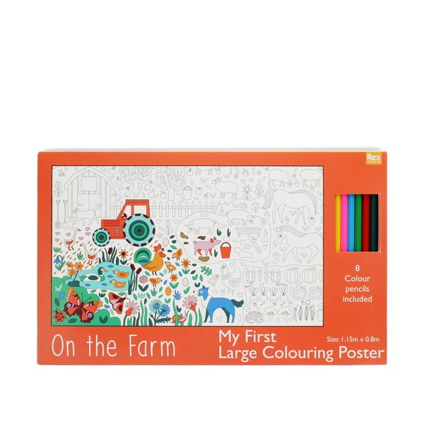 Värviraamat On the Farm - Rex London
