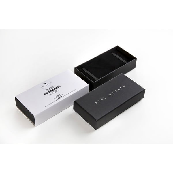 Pánské hodinky s páskem z nerezové oceli v černé barvě Paul McNeal Cassio-image-4