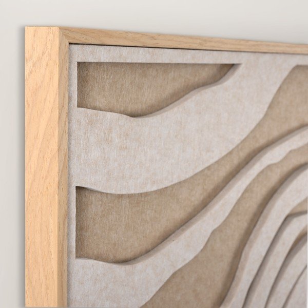 3D-pilt raamiga/akustiline 62x62 cm Sacred Silence 2 - Malerifabrikken-image-3