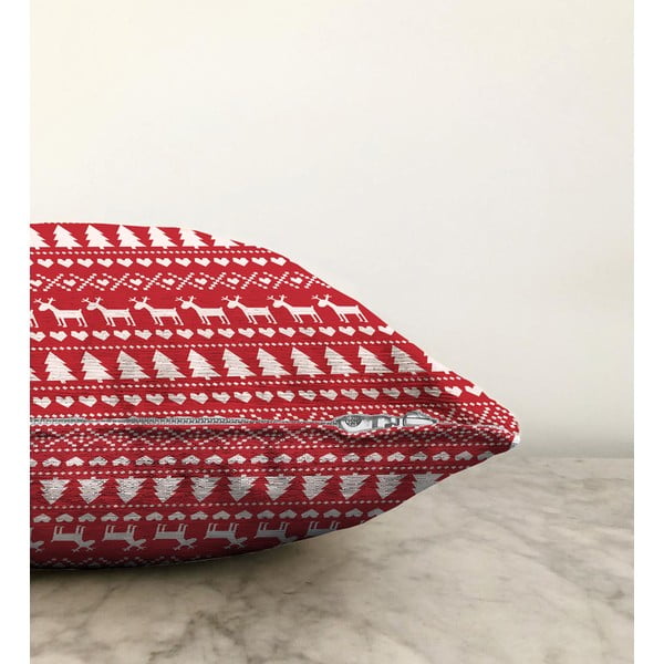 Jõulud šenillist padjapüürileht Merry Christmas, 55 x 55 cm - Minimalist Cushion Covers-image-1