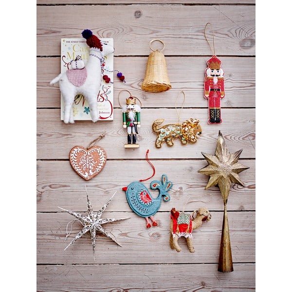 Puidust jõulukaunistused, 6 tk komplektis Nikita - Bloomingville-image-3
