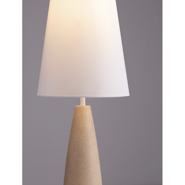Valge/kreemikas põrandalamp (kõrgus 130 cm) Mizu - Nova Luce-image-1