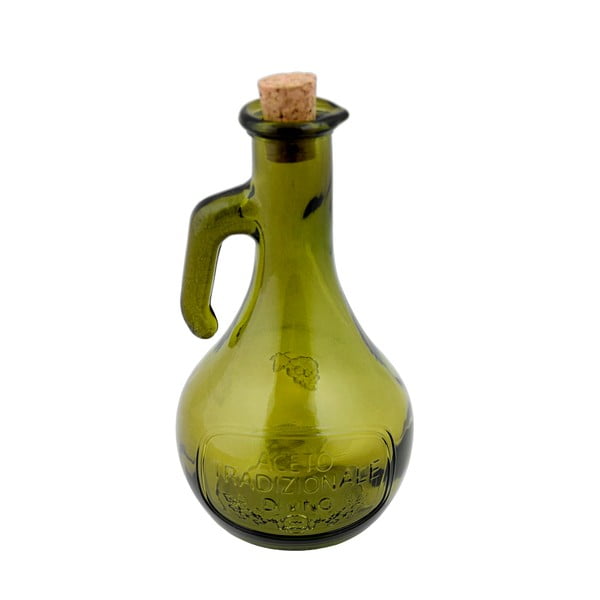 Roheline ümbertöödeldud klaasist äädikapudel, 500 ml Di Vino - Ego Dekor-image-1