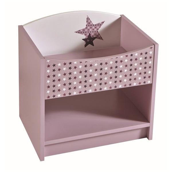 Růžový noční stolek Demeyere Fairy