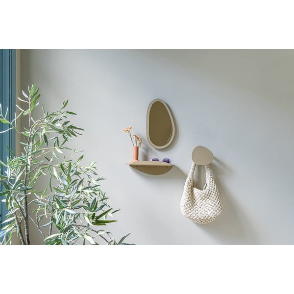 Beež metallist riiul 34 cm Pipa - Spinder Design-image-4