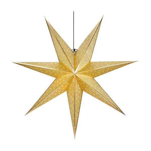 Vánoční závěsná dekorace ve zlaté barvě Markslöjd Glitter, délka 45 cm