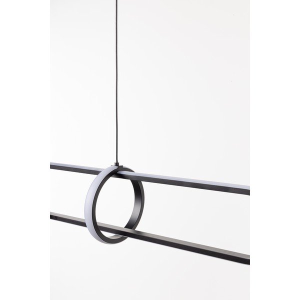Must LED metallist rippvalgusti Alken – Bizzotto-image-4