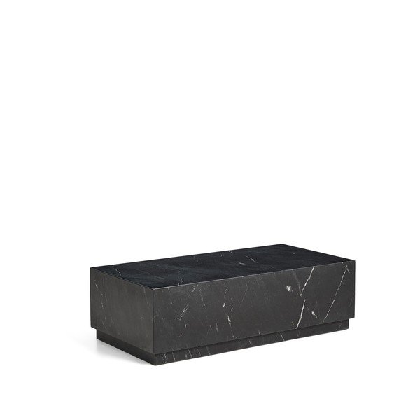 Must marmorist kohvilaud 50x100 cm Sorein - Kave Home