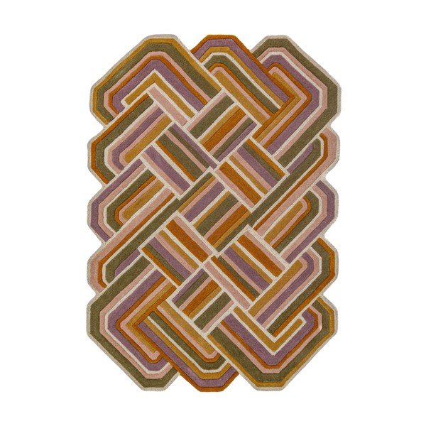 Käsitsi kootud villane vaip 160x230 cm Lattice Shaped - Flair Rugs