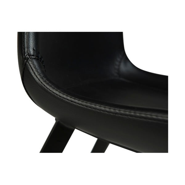 Mustast kunstnahast baaritooli Hype - DAN-FORM Denmark-image-3