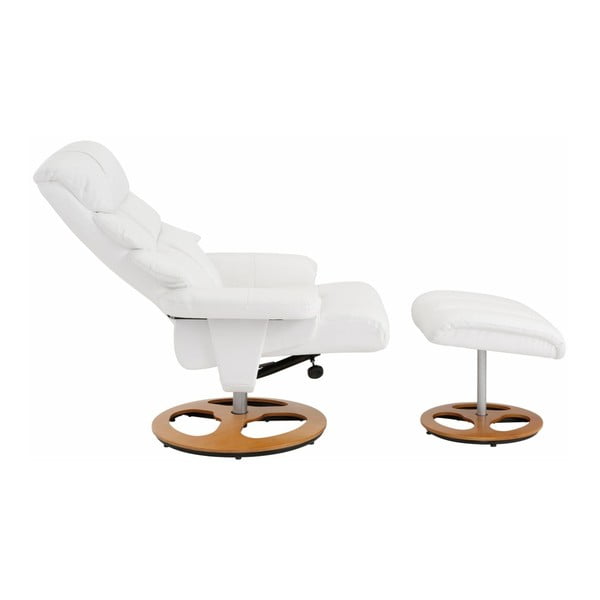 Set bílého křesla s podnožkou Støraa Tony-image-2