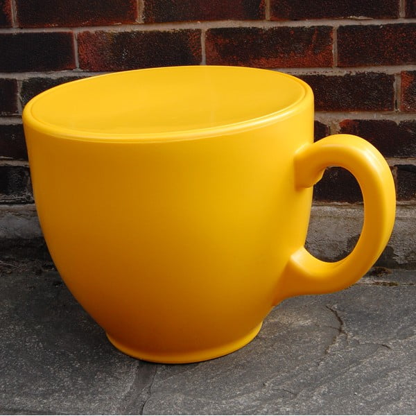 Židle Tea Cup, žlutá
