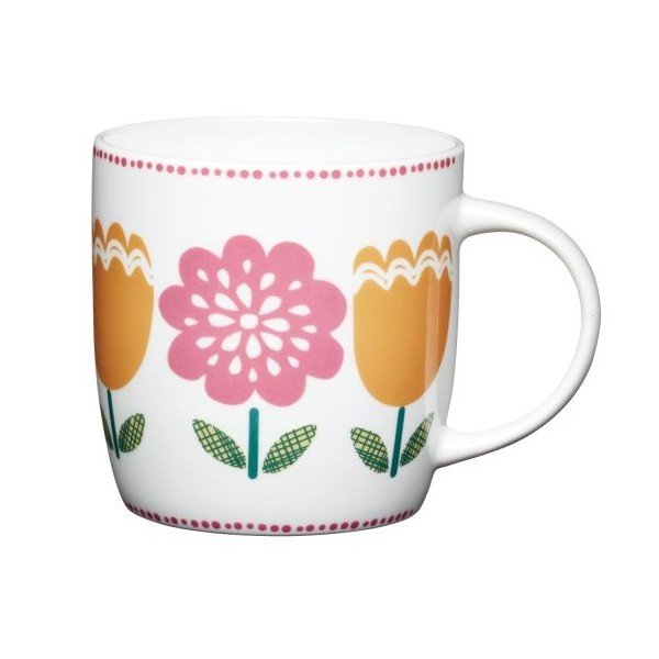 Porcelánový hrnek Traditional Folky Tulip, 425 ml