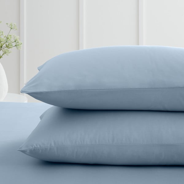 Perkal-puuvillased padjapüürid 2tk komplektis 50x75 cm Cotton Percale - Bianca-image-1
