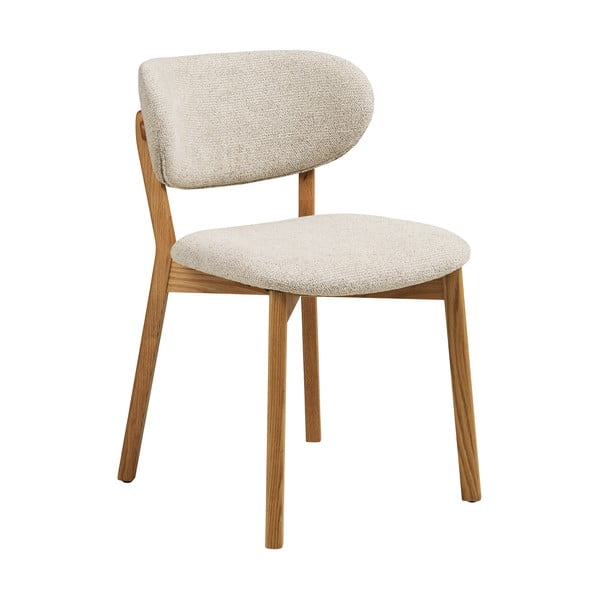 Beež/naturaalses toonis polsterdatud söögitool Dunkirk – House Nordic