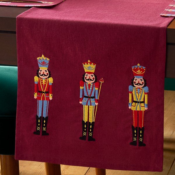 Puuvillane laualinik jõulumotiiviga 220x32 cm Christmas Nutcracker - Catherine Lansfield-image-2