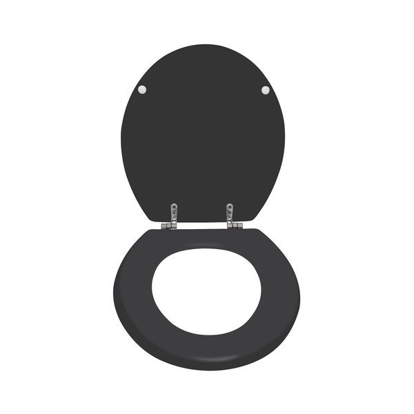 Matt must tualettruumi iste , 41 x 38 cm Prima - Wenko-image-1