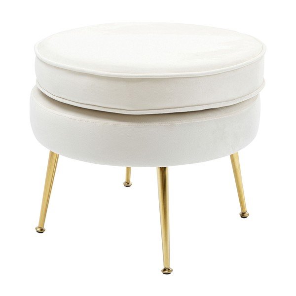 Valge sametist jalatool Water Lily - Kare Design