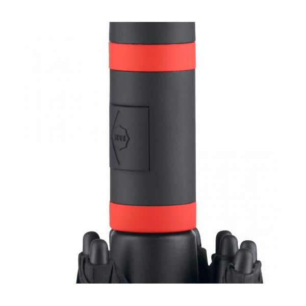 Černý větruodolný deštník s červenými detaily Ambiance Fare Proof, ⌀ 112 cm-image-4