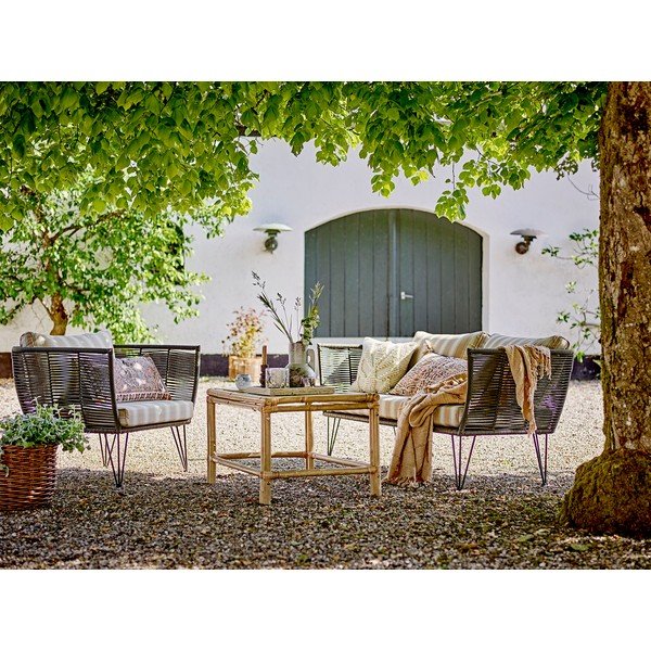 Bambusest aiakohvilaud 60x90 cm Sole - Bloomingville-image-1