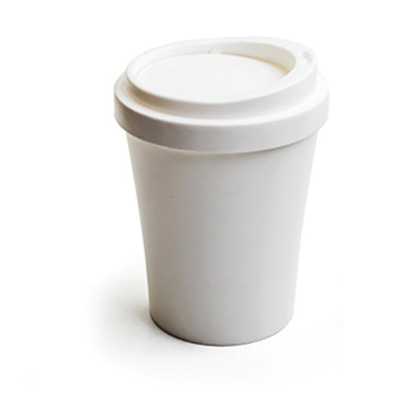 Bílý odpadková koš Qualy&CO Coffee Bin