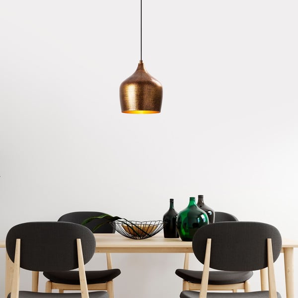 Vasevärvi rippvalgusti metallist varjuga ø 20 cm Murek - Opviq lights-image-4