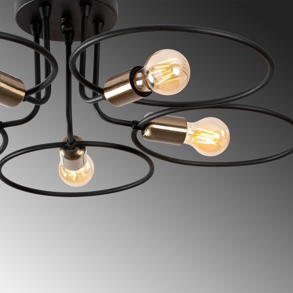 Must laevalgusti Circle - Opviq lights-image-4