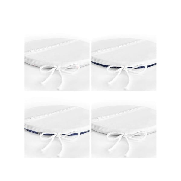 Jõulumotiiviga istmepadjad 4tk komplektis, ø 40 cm Blue Christmas - Mila Home-image-2