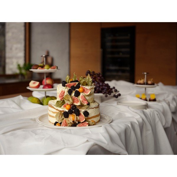 Portselanist serveerimisalus ø 32 cm Eau - Zone-image-1