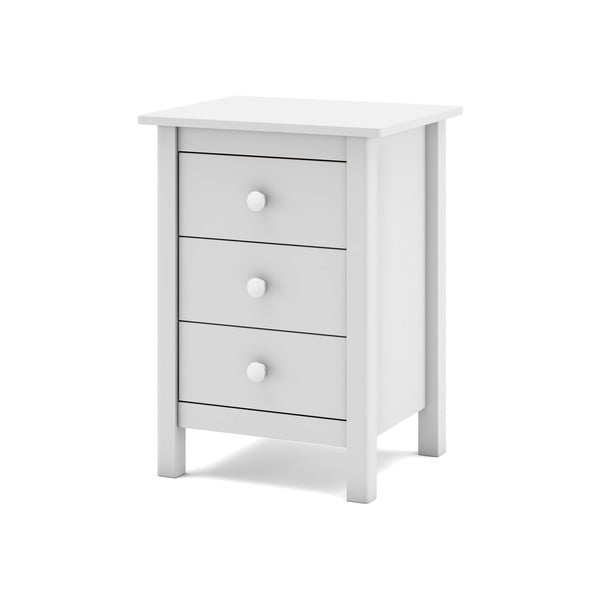 Valge laste öökapp männipuidust Max - Marckeric-image-4