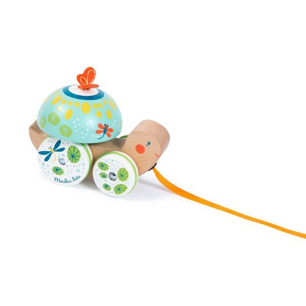 Nööriga mänguasi Turtle - Moulin Roty