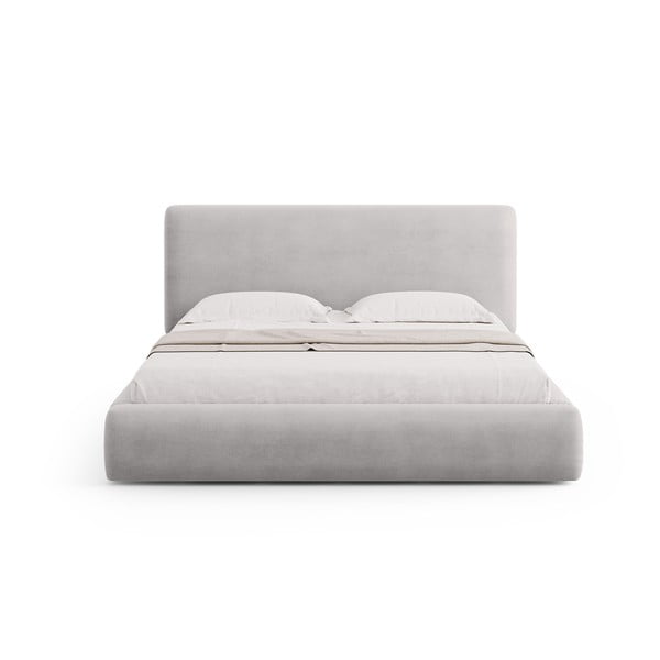 Helehall polsterdatud kaheinimesevoodi koos voodipõhja ja panipaigaga 140x200cm Colonel - Cosmopolitan Design-image-2