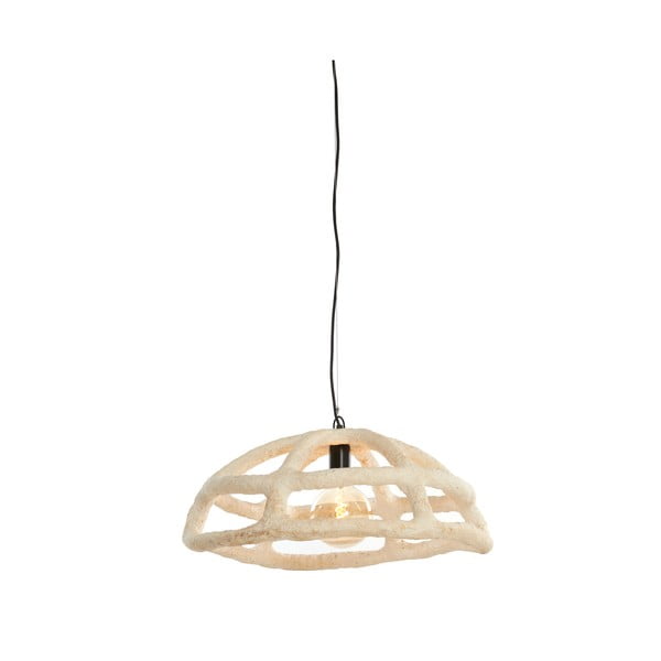 Kreemjas rippvalgusti ø 59 cm Porila - Light & Living