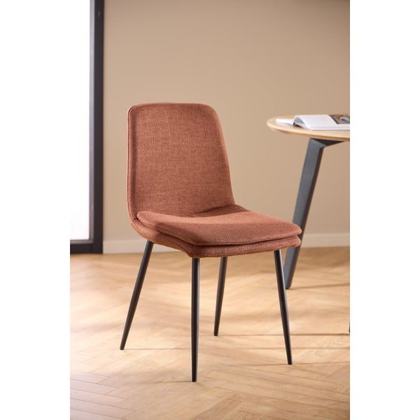 Terrakottapunane söögitool Becca - Actona-image-1