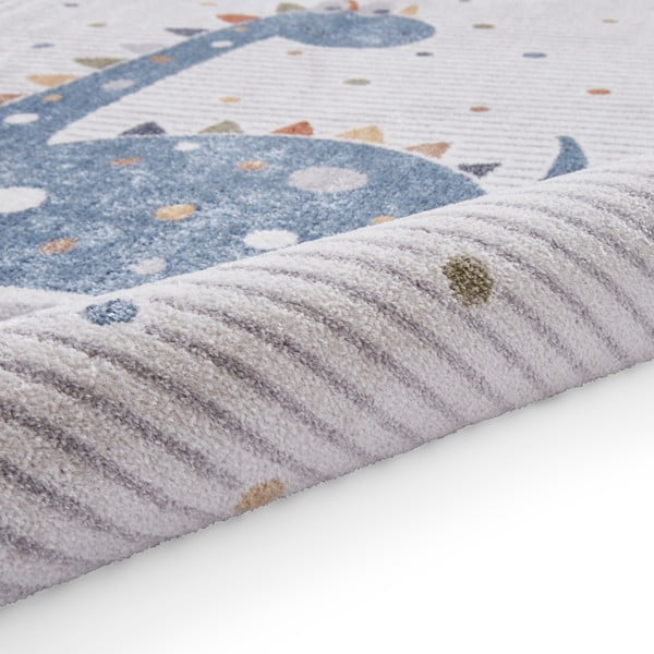 Sinine-hall laste vaip 120x170 cm Vida Kids Dinosaur - Think Rugs-image-4
