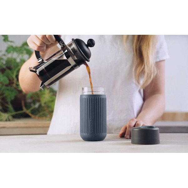 Tumehall klaasist reisikruus 340 ml - Black + Blum-image-4