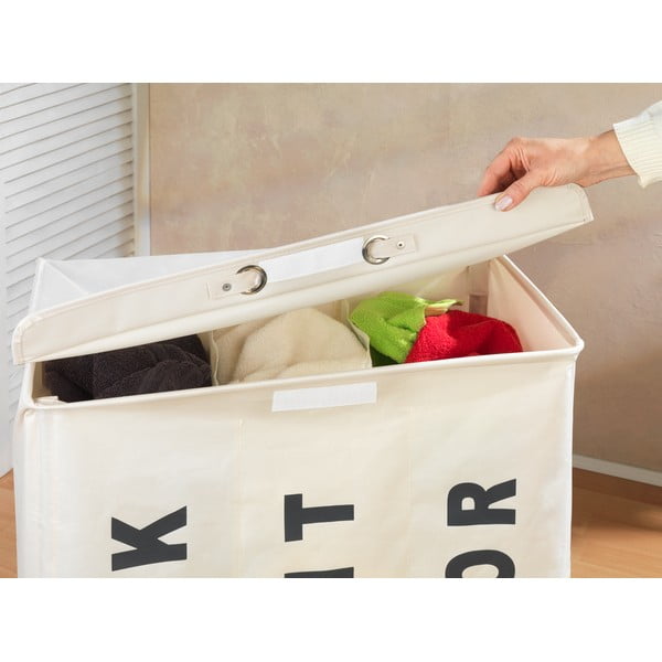 Beež kolmekordne pesukorv , 117,6 l Trivo - Wenko-image-4