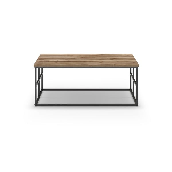 Naturaalset värvi pähklipuust kohvilaud 60x100 cm Laila - Marckeric-image-2