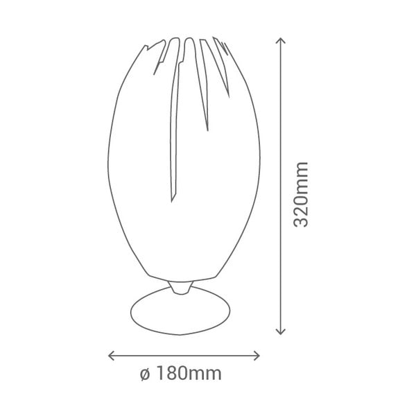 Valge laualamp Medusa - SULION-image-2