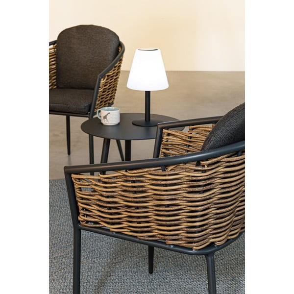 Alumiiniumist ümmargune aialaud ø 50 cm Ridley - Bizzotto-image-2