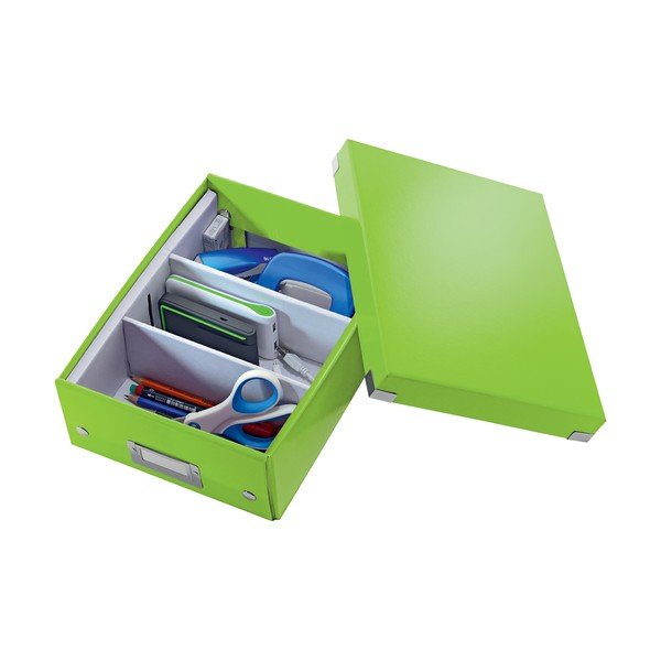Roheline pappkast koos kaanega Click&Store - Leitz-image-3