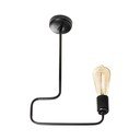 Mustast metallist rippvalgusti Opviq lights Penelope - Opviq lights