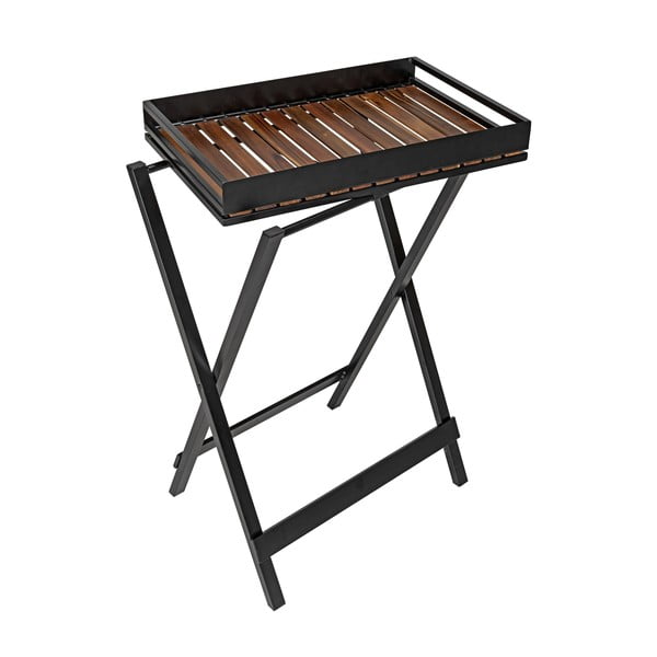 Kokkupandav laud akaatsiaplaadiga 42x60 cm Taba - Wenko-image-3