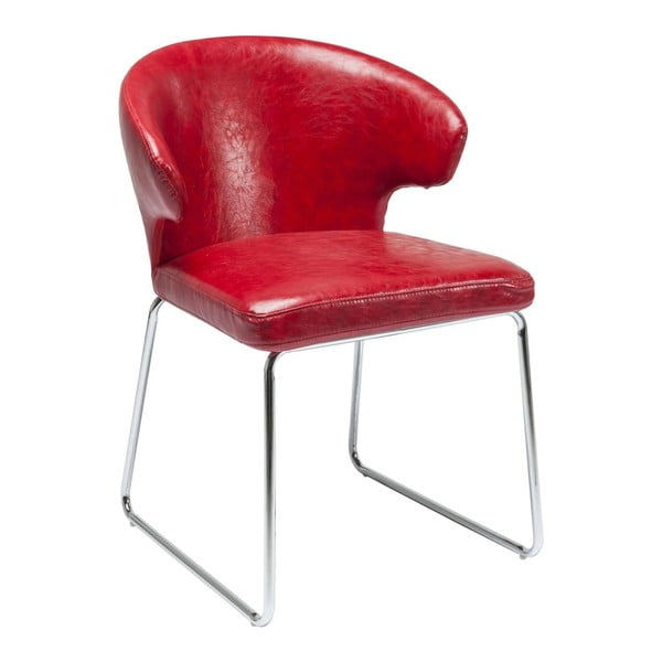 Červená jídelní židle Kare Design Atomic