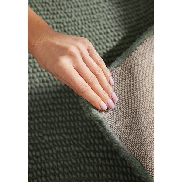 Tumeroheline käsitsi kootud villane jooksja 80x200 cm Calmio - Hanse Home-image-3