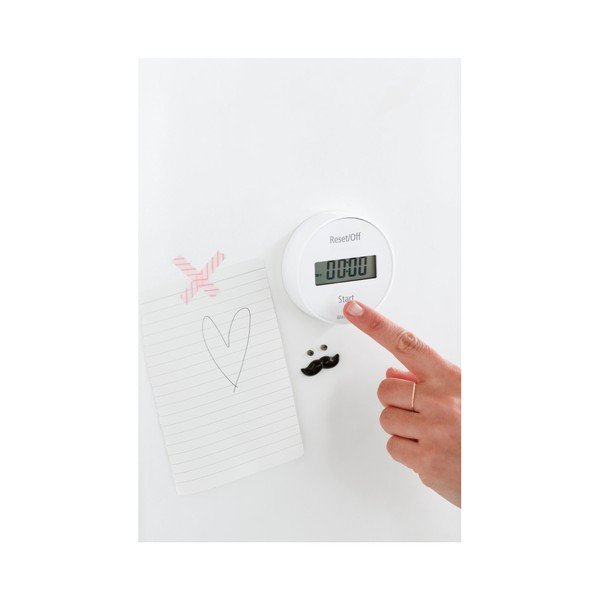 Bílá kuchyňská minutka Brabantia Timer-image-2