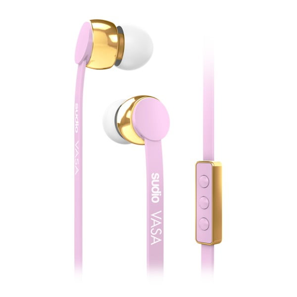 Růžová sluchátka Sudio VASA pro Android