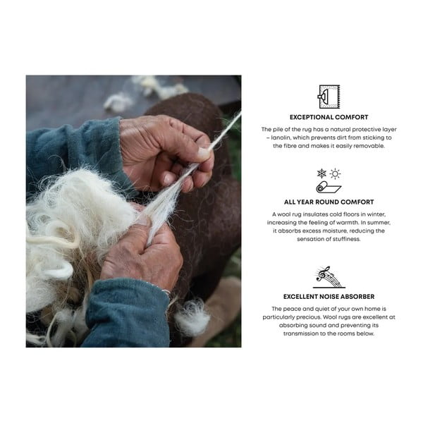 Pruun villane vaip 230x340 cm Astrid - Agnella-image-4