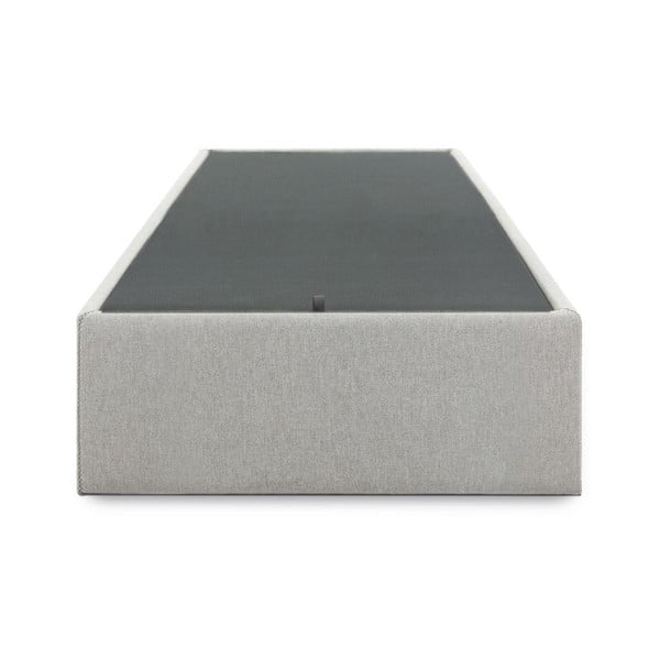 Hall polsterdatud üheinimesevoodi koos panipaigaga 90x190 cm Matters - Kave Home