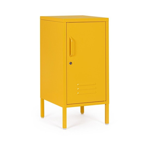 Kollane metallist lukustatav kapp 35x76x40 cm Cambridge - Yes Everyday-image-2